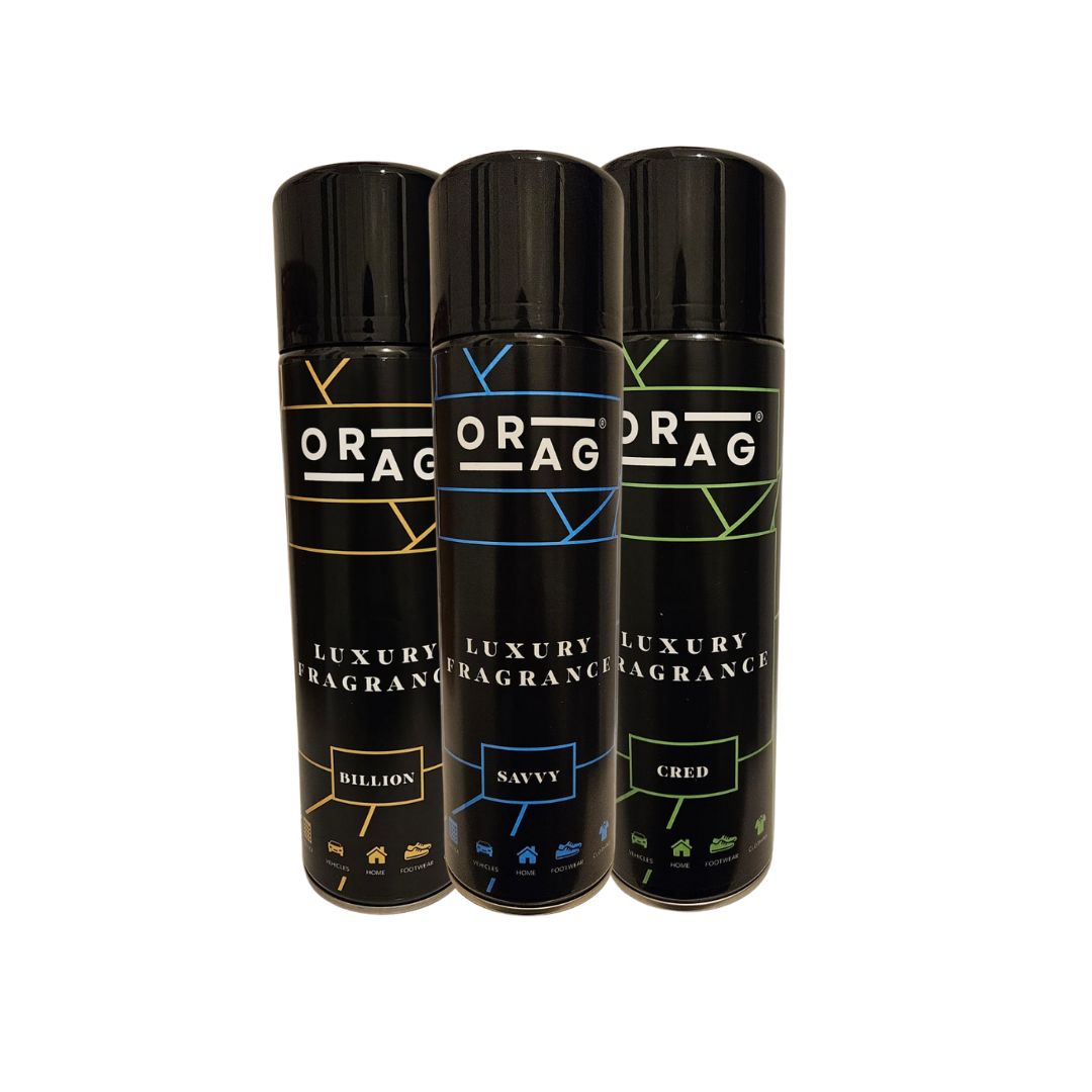 Orag Men's Collection Luxury Fragrances - Cred, Billion, Savvy
